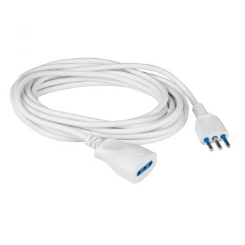 5M Prolunga Elettrica 10A 2P+T Bianca PolyPool per Impianti Elettrici 5M Prolunga Elettrica 10A 2P+T Bianca PolyPool per Impianti Elettrici